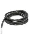 Golden Goose Crystal-embellished Shoe Laces In Black