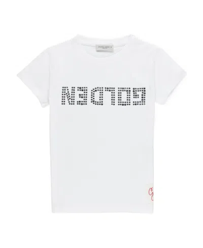 Golden Goose Crystal-embellished T-shirt In White