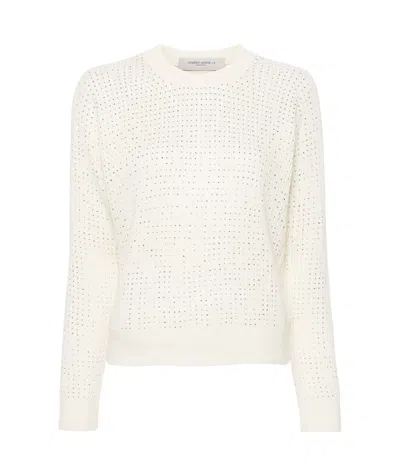 GOLDEN GOOSE GOLDEN GOOSE DELUXE BRAND EMBELLISHED CREWNECK JUMPER