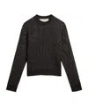 Golden Goose Crystal Wool Sweater In Black
