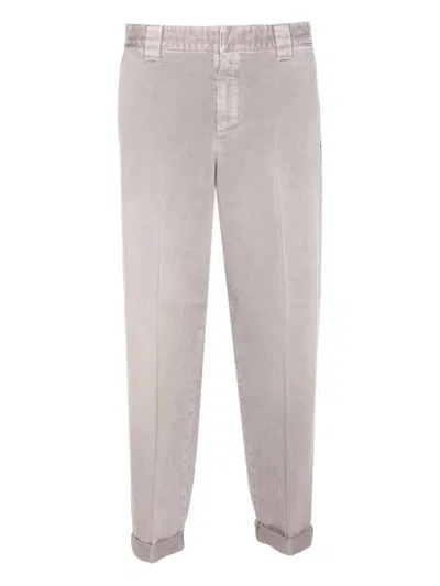 GOLDEN GOOSE GOLDEN GOOSE CUFFED TROUSERS MADE OF COTTON