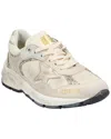 GOLDEN GOOSE DAD LEATHER-TRIM SNEAKER