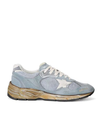 Golden Goose Dad-star Running Trainers In Blue