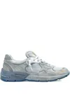 Golden Goose Running Dad Suede Sneaker In Blue