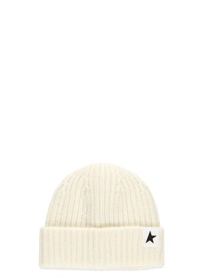 Golden Goose Damian Beanie In White