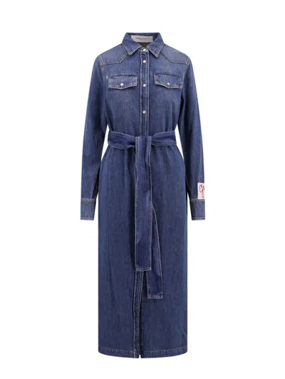 GOLDEN GOOSE DANA DENIM CHEMISIER DRESS