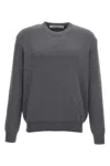 Golden Goose Cotton Dany Pullover With Lettering In Gray