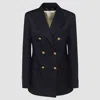 Golden Goose Double Breasted Blazer In Light Dry Wool Gabardine Clothing