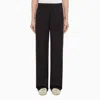 Golden Goose Golden Gabardine Wool Blend Sweatpants In Blue