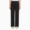 GOLDEN GOOSE DARK BLUE SPORTS TROUSERS WITH SIDE BAND