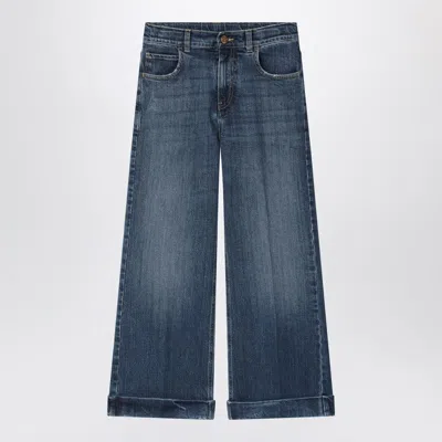 Golden Goose Dark Blue Washed-out Jeans