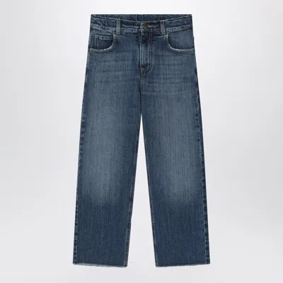 Golden Goose Dark Blue Washed-out Jeans
