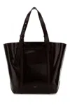 Golden Goose Deluxe Brand Dark Brown Leather 24.7 Shopping Bag In Brown