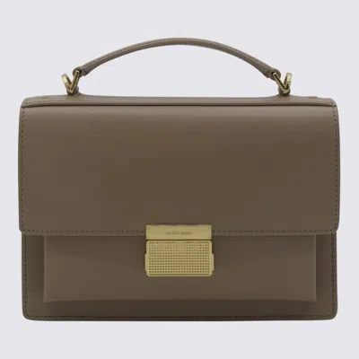Golden Goose Dark Brown Leather Top Handle Bag
