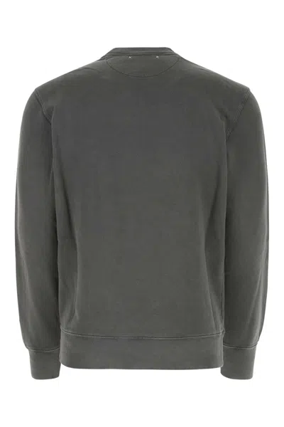 Golden Goose Dark Grey Cotton Sweatshirt In 60318