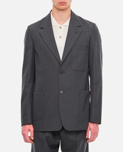 GOLDEN GOOSE DARK GREY SINGLE BREASTED BLAZER