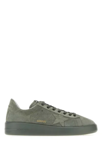 Golden Goose Dark Grey Suede Pure-star Sneakers In Gray