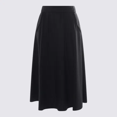 Golden Goose Skirts Blue And Green In Black