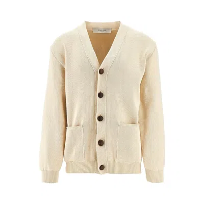 Golden Goose 'darryl' Cotton Cardigan In Neutral