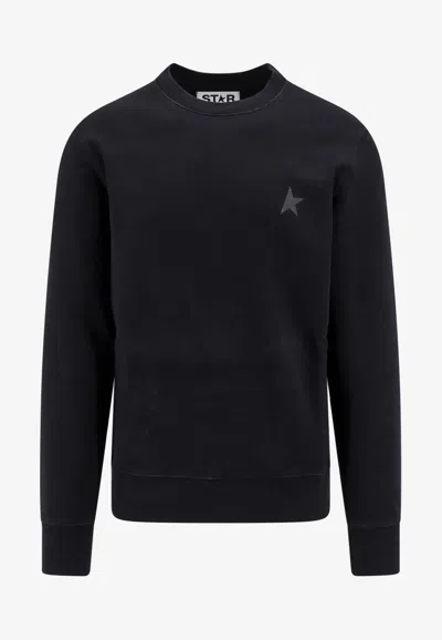 Golden Goose Db Archibald Crewneck Sweater In Black