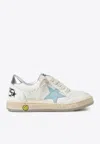 GOLDEN GOOSE DB BABY GIRLS BALL STAR LEATHER SNEAKERS