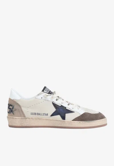 Golden Goose Db Ball Star Distressed Leather Low-top Sneakers In Multi