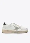 Golden Goose Db Ball Star Distressed Leather Sneakers