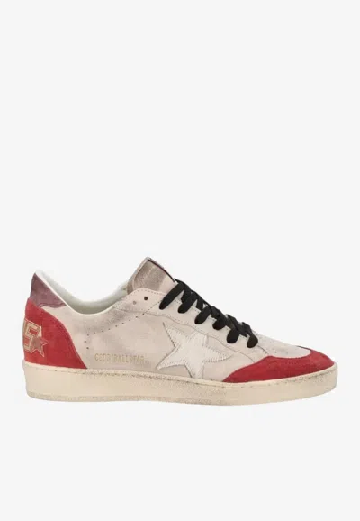 Golden Goose Db Ball Star Distressed Suede Sneakers In Multi