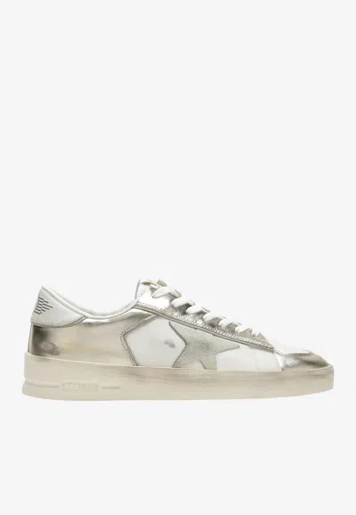 Golden Goose Db Ball Star Laminated Leather Sneakers In Multi