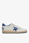 Golden Goose Db Ball Star Leather Low-top Sneakers In White