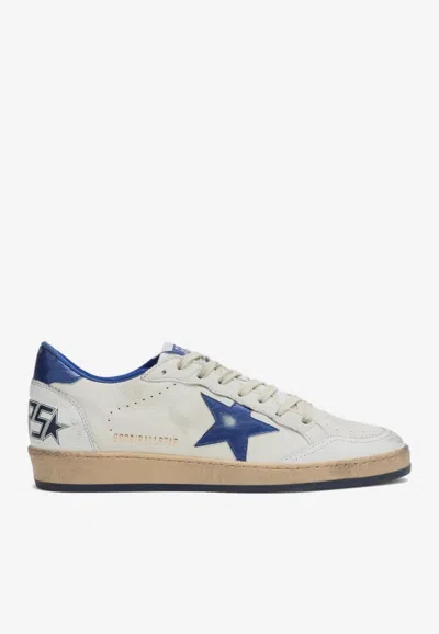 Golden Goose Db Ball Star Leather Low-top Sneakers In White