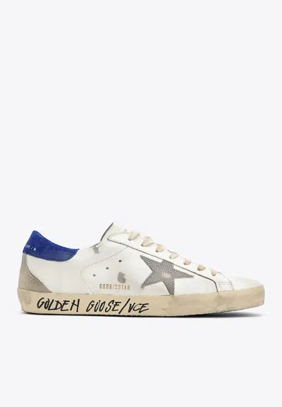 Golden Goose Db Ball Star Leather Low-top Sneakers In White