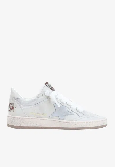 Golden Goose Db Ball Star Leather Sneakers In Blue