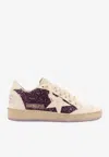 Golden Goose Db Ball Star Low-top Glittered Sneakers In Multi