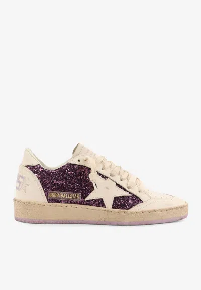 Golden Goose Db Ball Star Low-top Glittered Sneakers In Multi