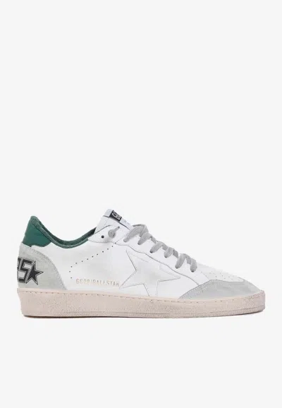 Golden Goose Db Ball Star Low-top Trainers In Leather In White