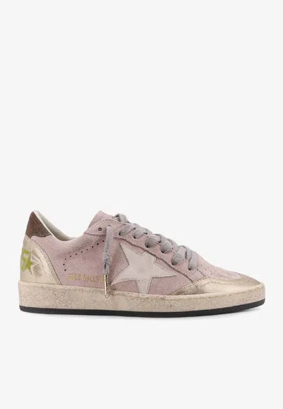 Golden Goose Db Ball Star Low-top Sneakers In Purple