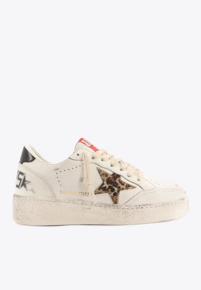 Golden Goose Db Ball-star Low-top Sneakers In White