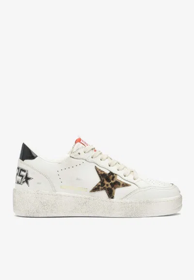 Golden Goose Db Ball Star Low-top Sneakers In White