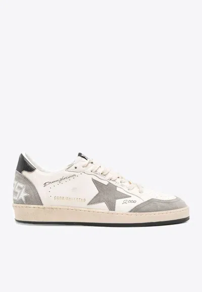 Golden Goose Db Ball Star Low-top Sneakers In White