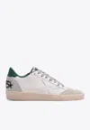 Golden Goose Db Ball Star Low-top Sneakers In Leather In White