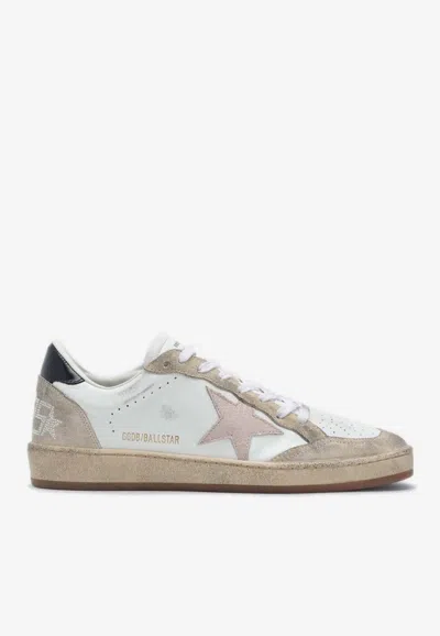 Golden Goose Db Ball Star Low-top Sneakers In White