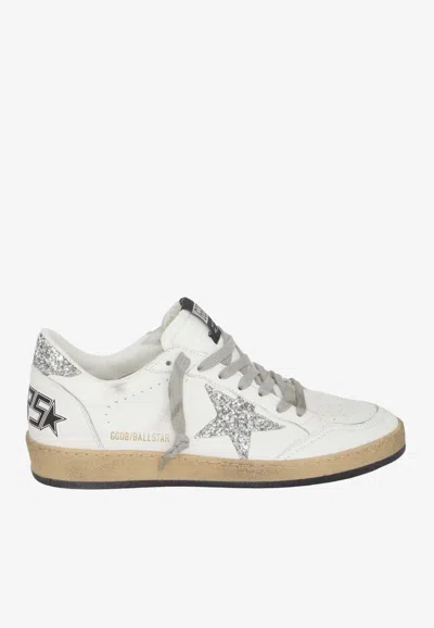 Golden Goose Db Ball Star Low-top Sneakers In White