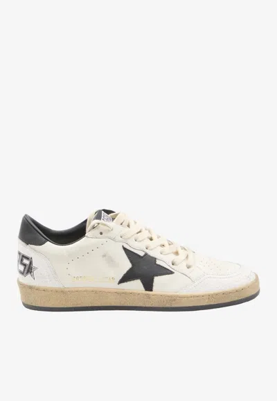 Golden Goose Db Ball Star Low-top Sneakers In White