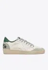 GOLDEN GOOSE DB BALL STAR VINTAGE-EFFECT LOW-TOP SNEAKERS
