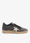 Golden Goose Db Ball Star Vintage Leather Sneakers In Black