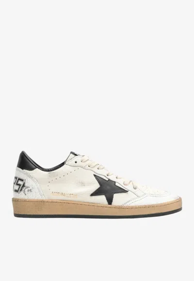 Golden Goose Db Ball Star Vintage Low-top Sneakers In White