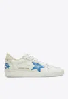 Golden Goose Db Ballstar Leather Low-top Sneakers In White