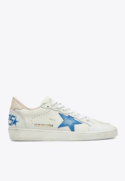 Golden Goose Db Ballstar Leather Low-top Sneakers In White