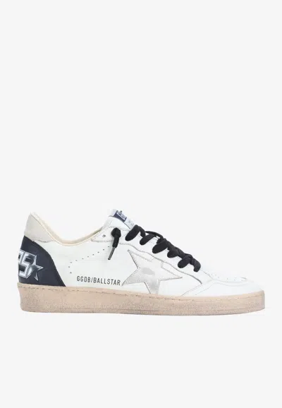 Golden Goose Db Ballstar Leather Low-top Sneakers In White